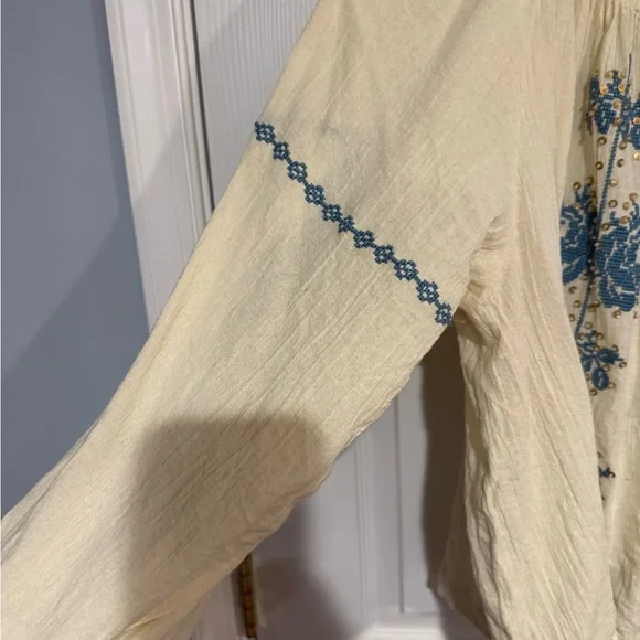 Free People Hayden Embellished Blouse - Picture 7 of 13